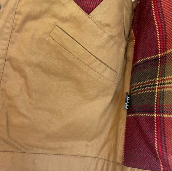 LIMITED America Wool Plaid and Leather Vest - Picture 11 of 11